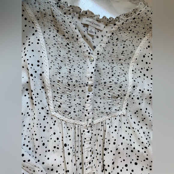 Vintage America button down blouse , size XL. - Picture 3 of 10
